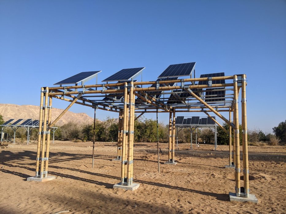Agrivoltaics research in the Arava Desert, Israel